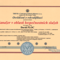 Certificate - security service manager